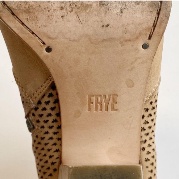 Frye Jennifer Perforated Leather Ankle Bootie 7.5 - Picture 12 of 12